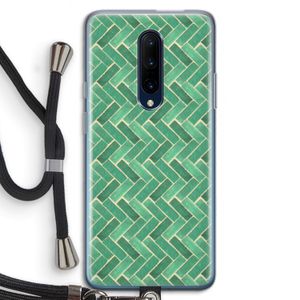 Moroccan tiles 2: OnePlus 7 Pro Transparant Hoesje met koord