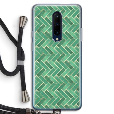 Moroccan tiles 2: OnePlus 7 Pro Transparant Hoesje met koord