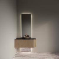 Badkamermeubelset Gliss Design Alluro 100 cm Links Mist