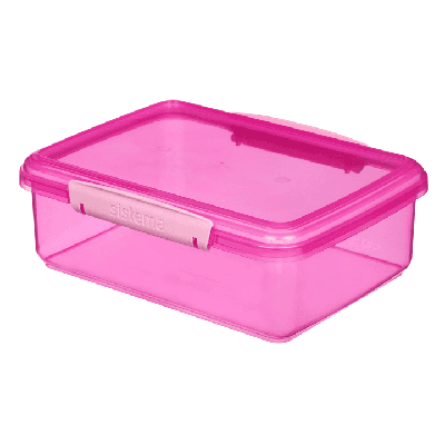 Sistema Lunch - Rechthoekige Lunchbox - 2.000 ml Roze