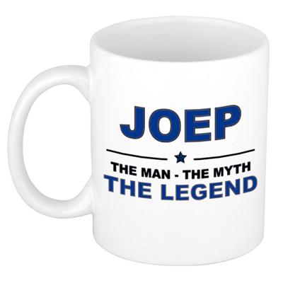 Joep cadeau mok - man myth legend - naam koffiemok - 300 ml - collega - vaderdag
