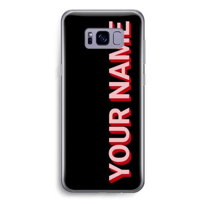 Namecase: Samsung Galaxy S8 Transparant Hoesje