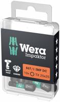 Wera 867/1 Impaktor DC TORX® Bit TX25 x 25mm VE=10 - 05057625001