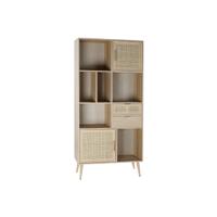Planken Home ESPRIT Natuurlijk Paulownia hout Hout MDF 90 x 37 x 189 cm