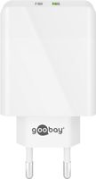 Goobay 44957 oplader voor mobiele apparatuur Digitale camera, Hoofdtelefoons, Mobiele telefoon, Smartwatch, Tablet Wit AC Snel opladen Binnen - thumbnail