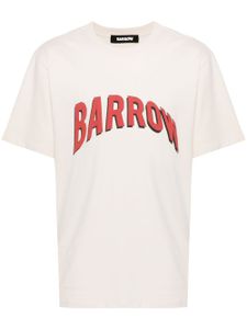 BARROW t-shirt à logo imprimé - Tons neutres