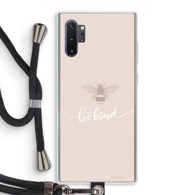 Be(e) kind: Samsung Galaxy Note 10 Plus Transparant Hoesje met koord