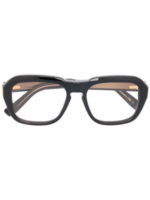 Dunhill lunettes de soleil à monture carrée - Noir