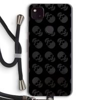 Musketon Skulls: Pixel 4a 5G Transparant Hoesje met koord