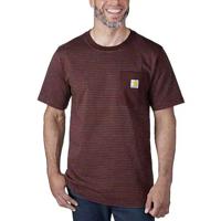 Carhartt Relaxed SS Pocket Stripe Port T-Shirt Heren - thumbnail