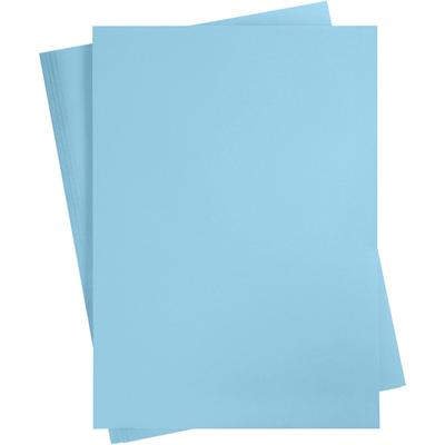 Creativ Company Gekleurd karton, a2, vel 420x594 mm, 180 gr, lichtblauw, 10 vel/ 1 doos