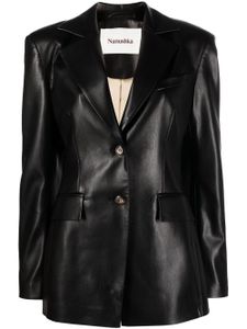 Nanushka Hathi single-breasted blazer - Noir