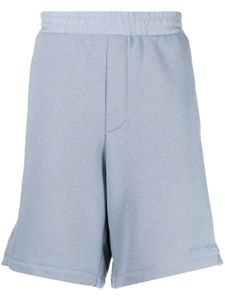 Emporio Armani bermuda à taille élastiquée - Bleu