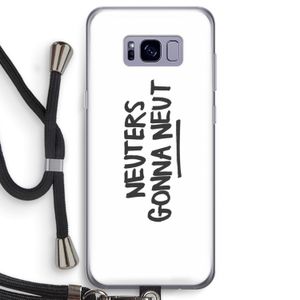 Neuters: Samsung Galaxy S8 Transparant Hoesje met koord