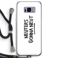 Neuters: Samsung Galaxy S8 Transparant Hoesje met koord