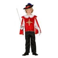 Verkleed kostuum - ridder/musketier - voor jongens - carnaval 128-134 (7-9 jaar)  - - thumbnail