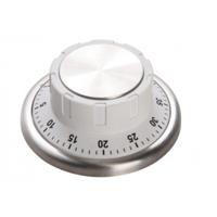 Magnetische kookwekker - Rond - wit - schijf - 9 x 4 cm Magnetische kookwekker - Rond - wit - schijf - 9 x 4 cm