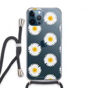 Margrietjes: iPhone 13 Pro Max Transparant Hoesje met koord