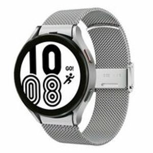 Milanese bandje met klemsluiting - Zilver - Samsung Galaxy Watch 6 - 40mm & 44mm