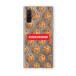 Koekerond: Samsung Galaxy Note 10 Transparant Hoesje