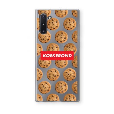 Koekerond: Samsung Galaxy Note 10 Transparant Hoesje