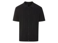 LIVERGY Heren overhemd (Zwart, XL)