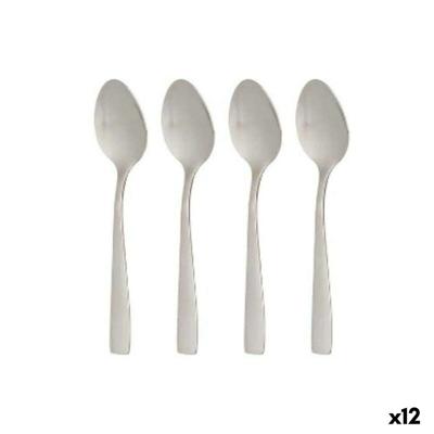 Dessertlepel set Kinvara 86907 86907 Zilverkleurig Roestvrij staal 2,7 x 13,5 x 0,3 cm 6 x 16,5 x 2,5 cm Toetjes (12 Stuks)