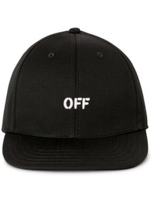 Off-White casquette Off Stamp Drill - Noir