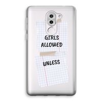 No Girls Allowed Unless: Honor 6X Transparant Hoesje