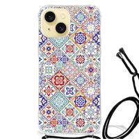 Apple iPhone 15 Anti-Shock Hoesje Tiles Color