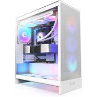 NZXT H7 Flow RGB Midi Tower Wit - thumbnail