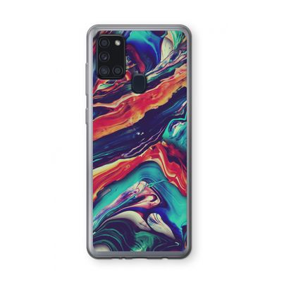 Chameleon Sun: Samsung Galaxy A21s Transparant Hoesje
