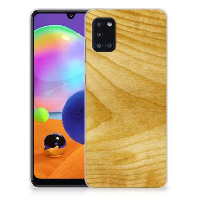 Samsung Galaxy A31 | Bumper Hoesje | Licht Hout