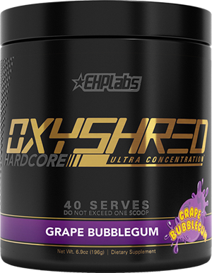 EHP Labs OxyShred Hardcore Grape Bubblegum (40 servings)