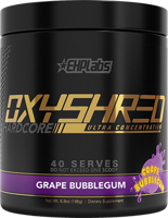 EHP Labs OxyShred Hardcore Grape Bubblegum (40 servings)