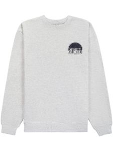 Sporty & Rich sweat à logo Racquet Club imprimé - Gris