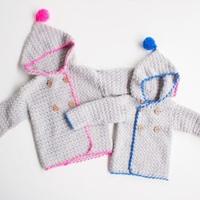 Haakpatroon Babyvestje met capuchon