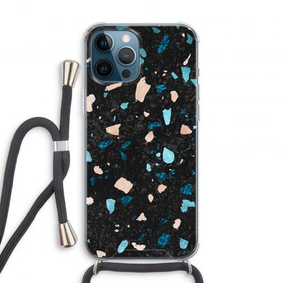 Terrazzo N°11: iPhone 12 Pro Transparant Hoesje met koord