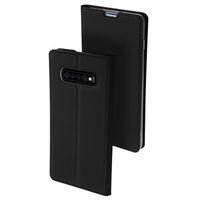 Dux Ducis Skin Pro Samsung Galaxy S10+ Flip Case - Zwart - thumbnail