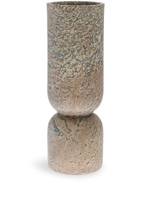 Gardeco vase Totem 2 en pierre - Tons neutres