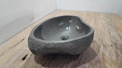 Flussstein Waschschale RL250332, 53x37x15 cm