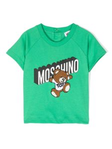 Moschino Kids t-shirt à motif Teddy Bear - Vert