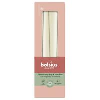 Bolsius gotische dinerkaars 8 stuks soft pearl 24,5 cm