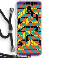 Skew Bee 2: Samsung Galaxy J3 (2017) Transparant Hoesje met koord