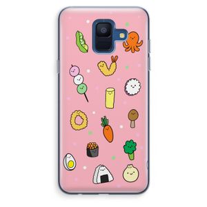 Happy bento friends: Samsung Galaxy A6 (2018) Transparant Hoesje