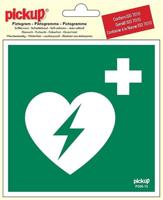 Pictogram 15 x 15 cm Sticker Driekantig Pickup - Pickup
