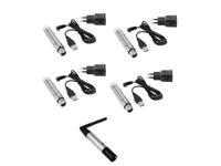 EUROLITE Set QuickDMX 1x Transmitter + 4x AKKU Receiver