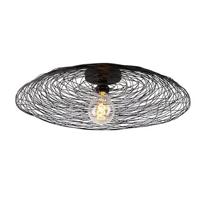 QAZQA Oosterse plafondlamp zwart 60 cm - Glan - thumbnail