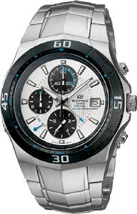 Horlogeband Casio 10249757 / EF-514D-1AV Staal 16mm
