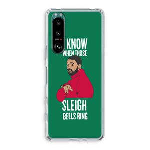 Sleigh Bells Ring: Sony Xperia 5 III Transparant Hoesje